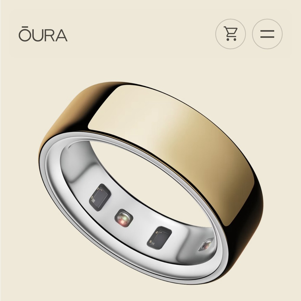 Oura Ring 4 Gold Size 6